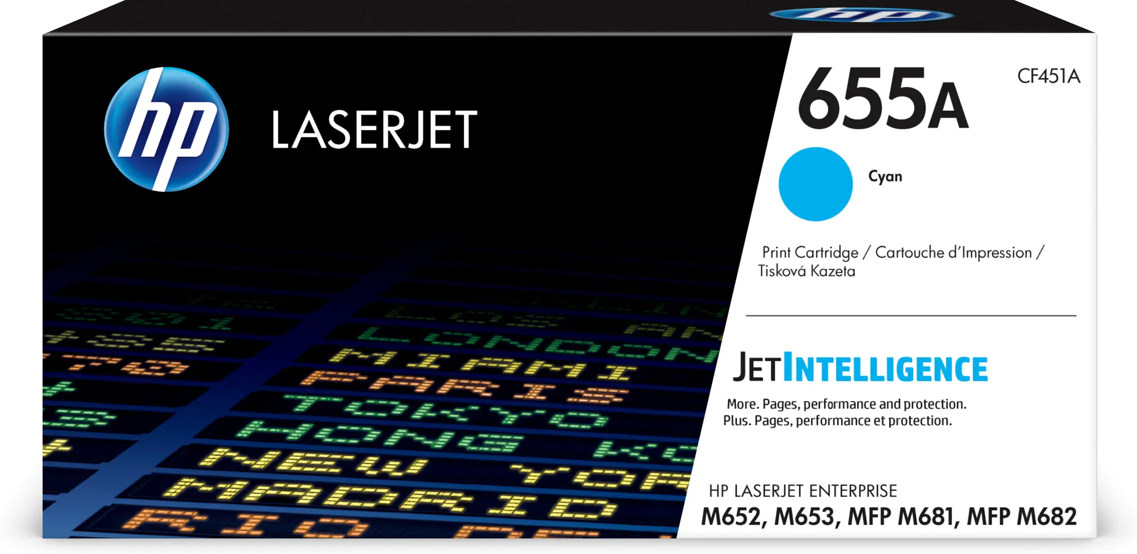 HP 655A - Cyan - Original - LaserJet - Tonerpatrone (CF451A) - für Color LaserJet Enterprise M652, M653; LaserJet Enterprise Flow MFP M681, MFP M682 HP 655A - Cyan - Original - LaserJet - Tonerpatrone (CF451A) - für Color LaserJet Enterprise M652, M653; LaserJet Enterprise Flow MFP M681, MFP M682