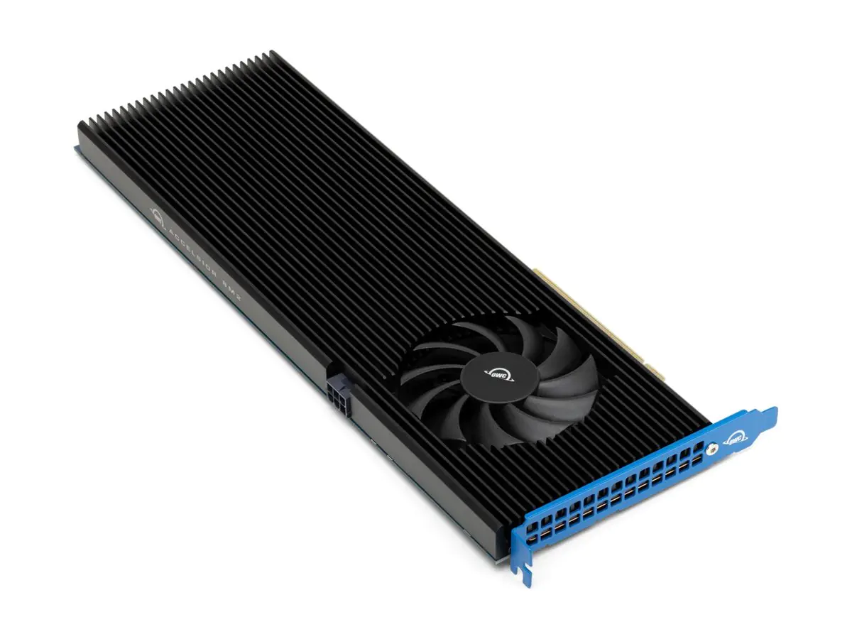 OWC Accelsior 8M2 - SSD - 16 TB (8 x 2 TB M.2) - intern - PCIe-Karte (PCIe-Karte) OWCSSDACL8M216T