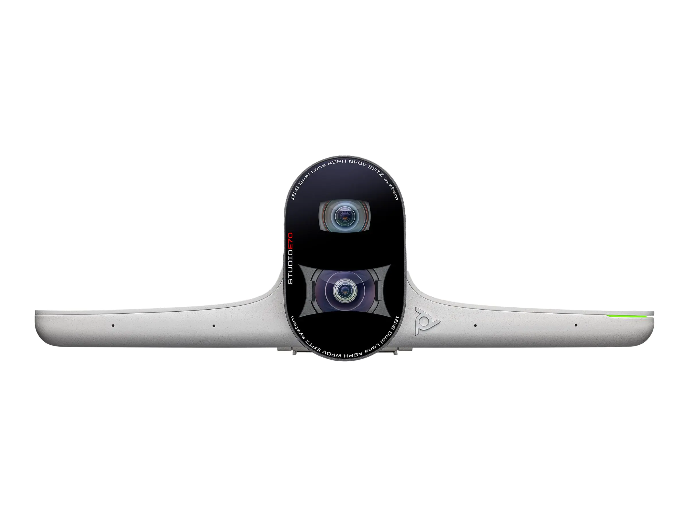 Poly HP Poly Studio E70 - Zoom Room Intelligent Director Camera Kit - Videokonferenz-Leiste - Certified for Zoom Rooms Intelligent Director - weiß - power adapter included (Packung mit 3) 9J6A7AA
