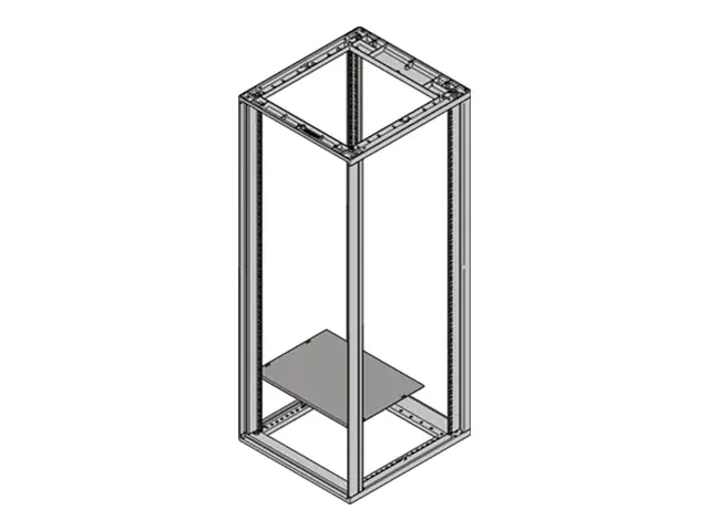 Schroff - Rackboden-Abdeckung - RAL 7021
