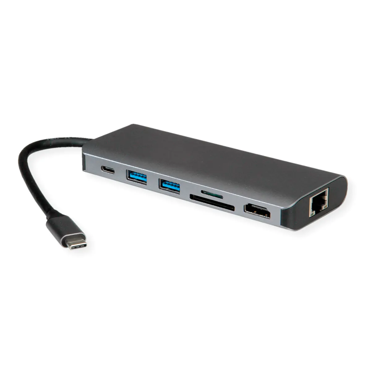 ROLINE USB4-C Dock HDMI+ GbE+2xA+ 1xTF/SD+1x C PD 8K30 - Digital/Daten - Digital/Display/Video ROLINE USB4-C Dock HDMI+ GbE+2xA+ 1xTF/SD+1x C PD 8K30 - Digital/Daten - Digital/Display/Video