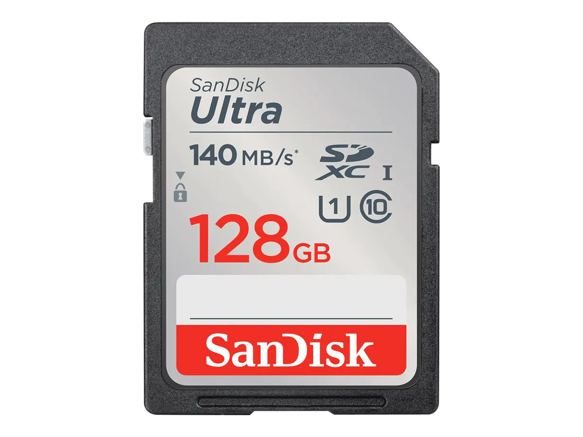 SanDisk Ultra - Flash-Speicherkarte - 128 GB - Class 10 - SDHC UHS-I SanDisk Ultra - Flash-Speicherkarte - 128 GB - Class 10 - SDHC UHS-I