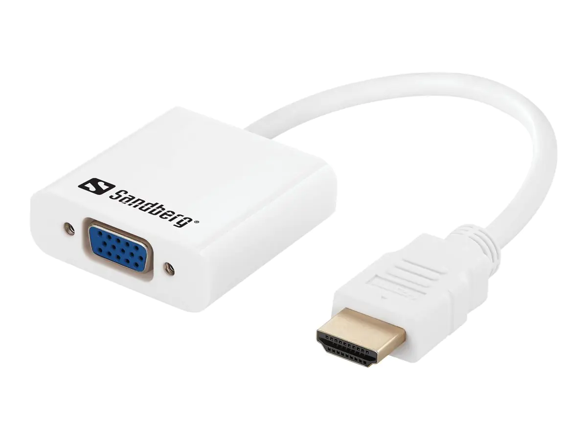 Sandberg HDMI to VGA+Audio Converter - Videokonverter - HDMI - VGA