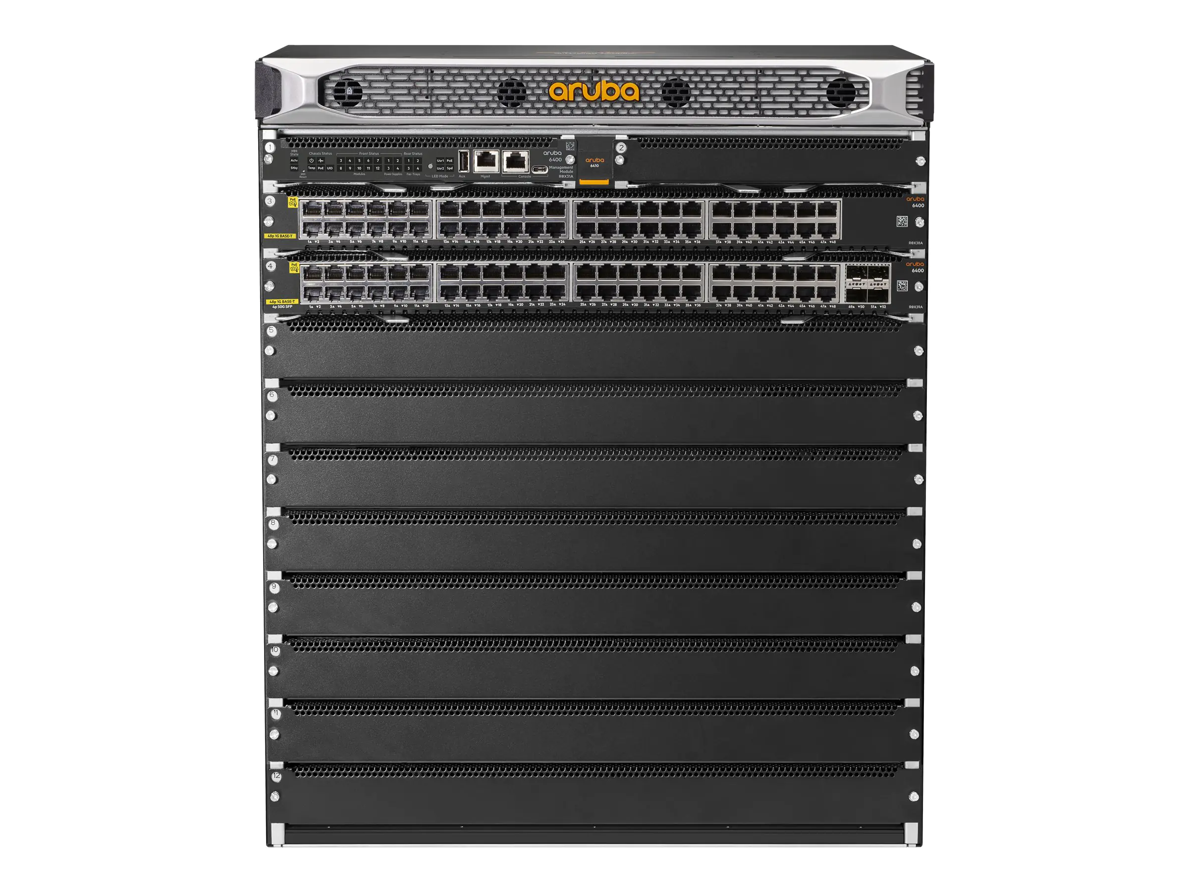 HPE Aruba 6410 - Switch - L3 - managed - 96 x 10/100/1000 (PoE+) JL741AR