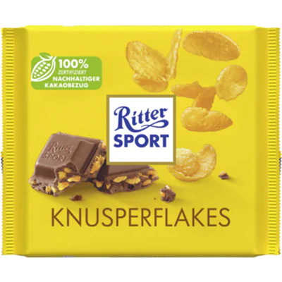 Ritter Sport Schokolade Knusperflakes 100g Ritter Sport Schokolade Knusperflakes 100g