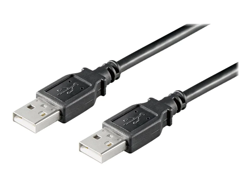 Goobay USB 2.0 Hi-Speed-Kabel 1.8 m, schwarz, 1,8 m, USB A, USB A, USB 2.0, 0,48 Gbit/s, Schwarz 93593
