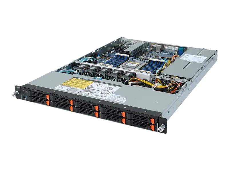 Gigabyte R152-Z32 (rev. 100) - Server - Rack -Montage - 1U - 1-Weg - keine CPU - RAM 0 GB -