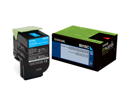 Lexmark 802SC - Cyan - Original - Tonerpatrone LCCP, LRP - für Lexmark CX310dn, CX310n, CX410de, CX410dte, CX410e, CX510de, CX510dhe, CX510dthe Lexmark 802SC - Cyan - Original - Tonerpatrone LCCP, LRP - für Lexmark CX310dn, CX310n, CX410de, CX410dte, CX410e, CX510de, CX510dhe, CX510dthe
