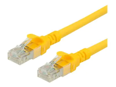 Roline - Patch-Kabel - RJ-45 (M) bis RJ-45 (M) - 5 m - UTP - CAT 6 - halogenfrei, geformt, verseilt - Gelb