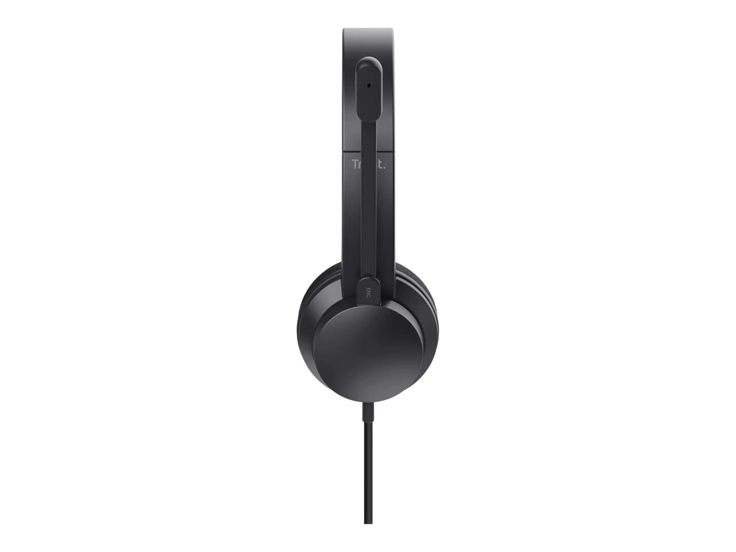 Trust Ayda - Headset - On-Ear - kabelgebunden - USB - Schwarz