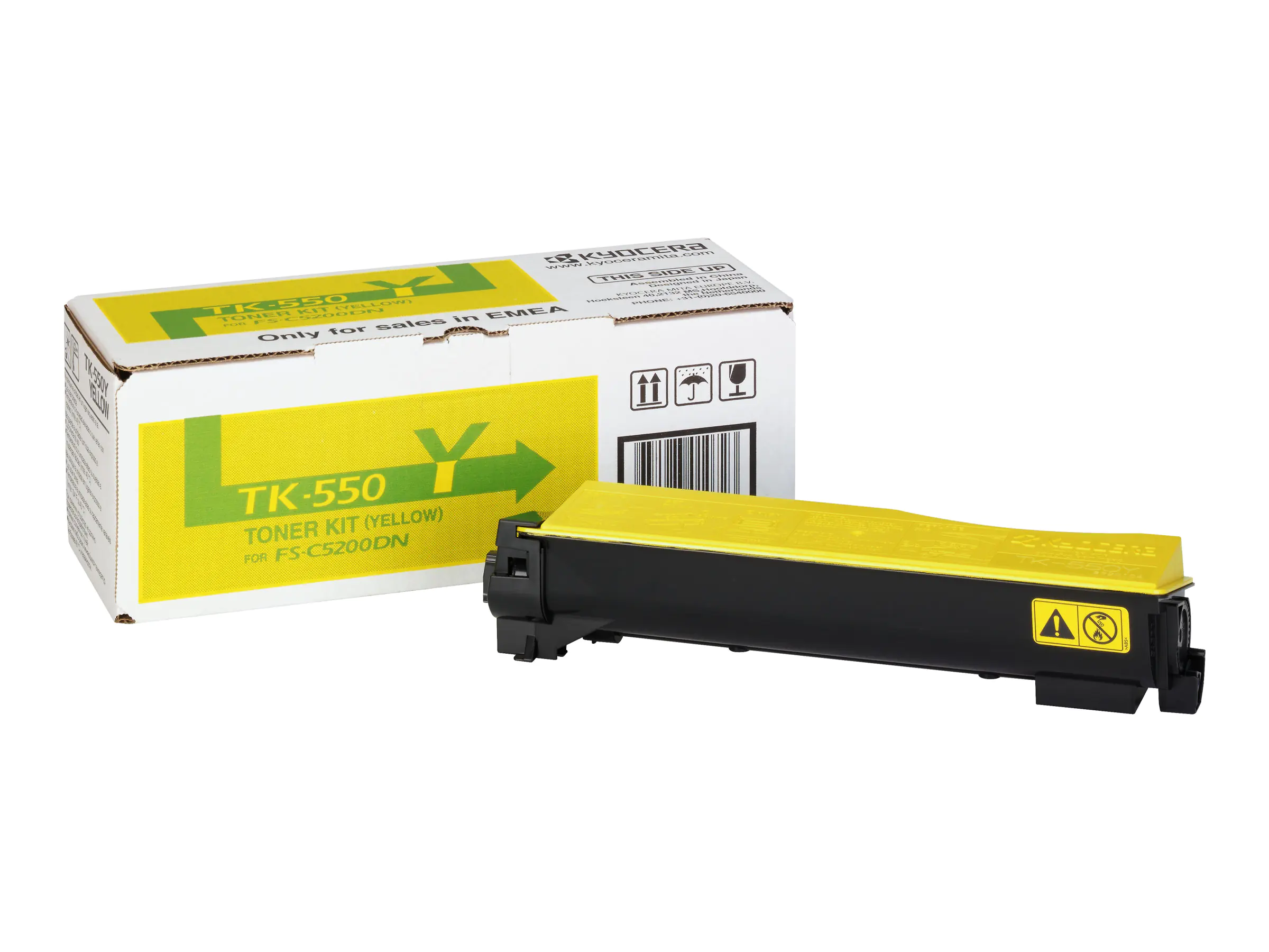 Kyocera TK 550Y - Gelb - Original - Tonerpatrone - für FS-C5200DN