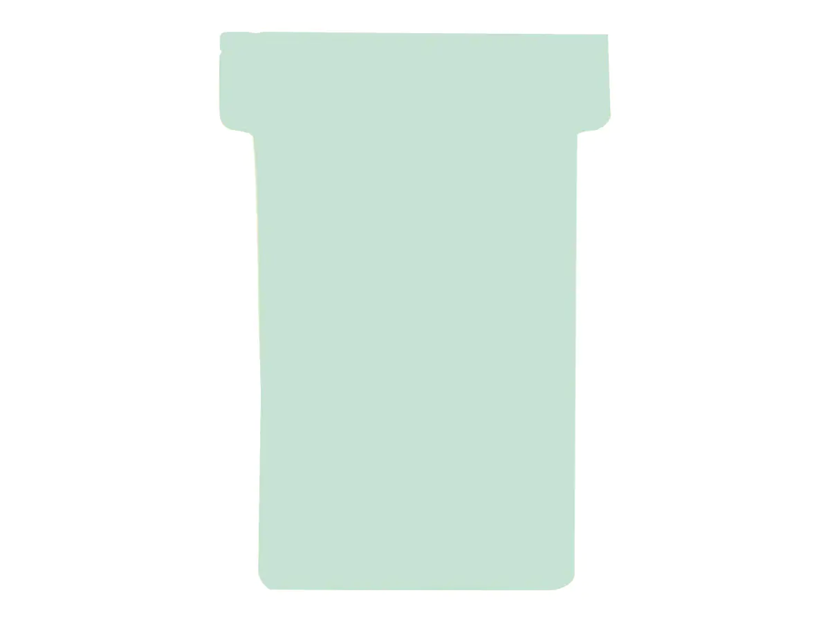 Franken GmbH FRANKEN - T-Karte - 5.9 x 8.2 cm - Größe 2 - Hellgrün (Packung mit 100) TK219