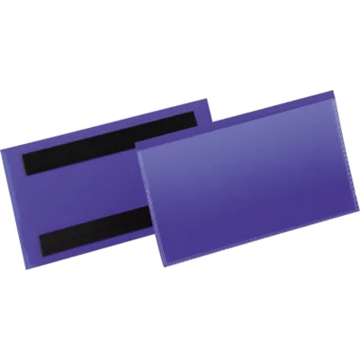 DURABLE Etikettentasche 174207 150x67mm magn. d.bl 50 St./Pack. DURABLE Etikettentasche 174207 150x67mm magn. d.bl 50 St./Pack.