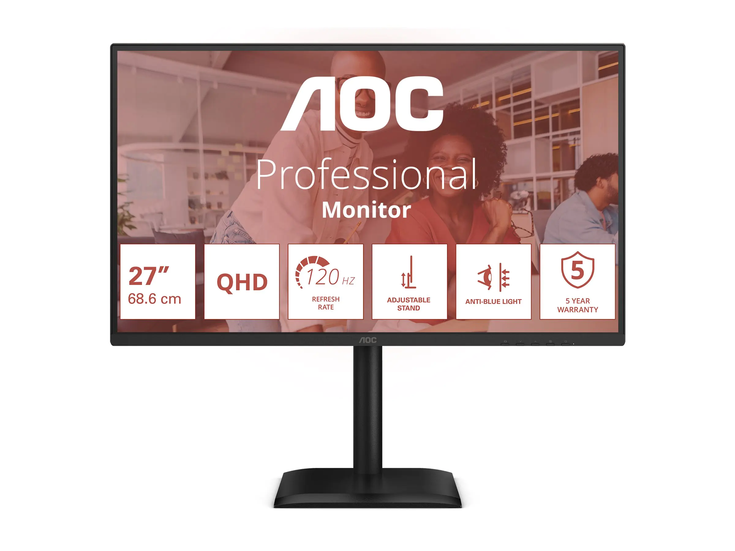 AOC E4 Q27E4U 27" Quad HD LED - Flachbildschirm (TFT/LCD) - 68,6 cm