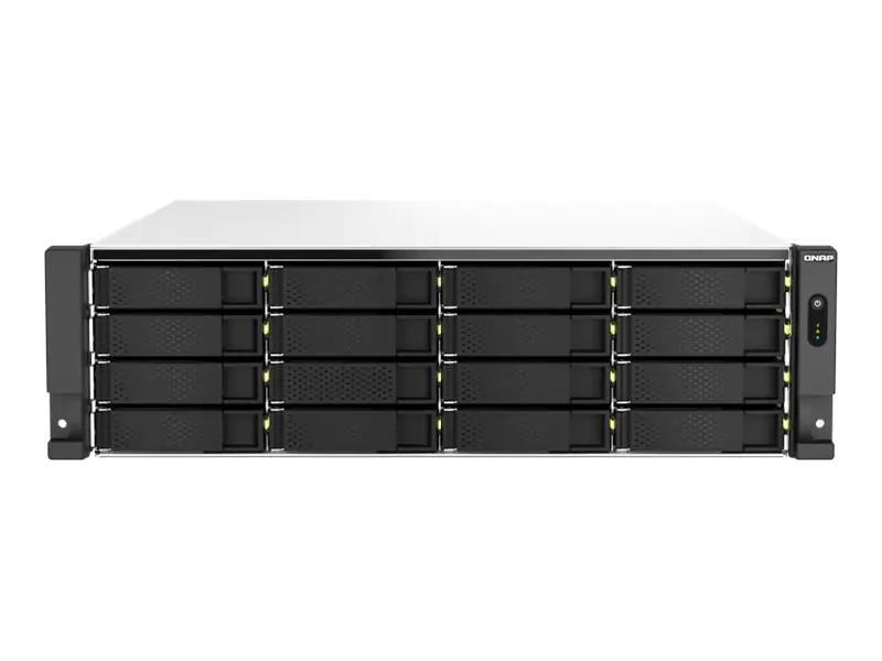 QNAP TS-H2287XU-RP - NAS-Server - 22 Schächte - Rack - einbaufähig - SATA 6Gb/s - RAID RAID 0, 1, 5, 6, 10, 50, 60, JBOD - RAM 32 GB - 2.5 Gigabit Ethernet / 10 Gigabit Ethernet - iSCSI Support - 3U