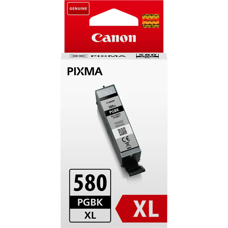 Canon PGI-580PGBK XL - 18.5 ml - Größe XL - Schwarz - Original - Tintenbehälter - für PIXMA TS6251, TS6350, TS6351, TS8251, TS8252, TS8350, TS8351, TS8352, TS9550, TS9551