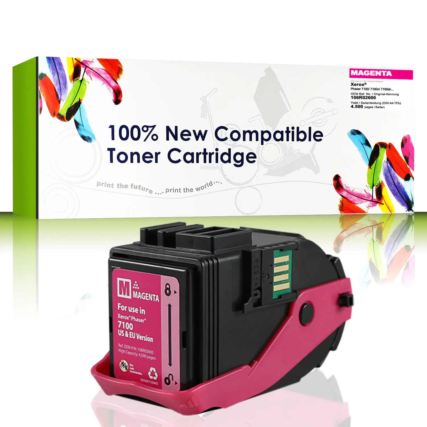 CartridgeWeb Toner kompatibel zu Xerox 106R02600 magenta 4.500 Seiten 1 Stück CartridgeWeb Toner kompatibel zu Xerox 106R02600 magenta 4.500 Seiten 1 Stück