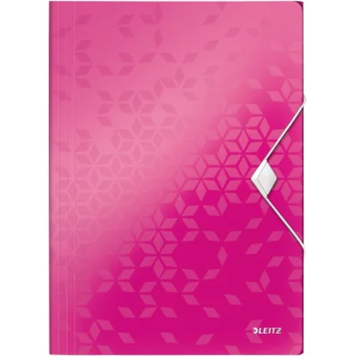 Leitz Eckspannermappe WOW 45990023 DIN A4 3Klappen PP pink Leitz Eckspannermappe WOW 45990023 DIN A4 3Klappen PP pink