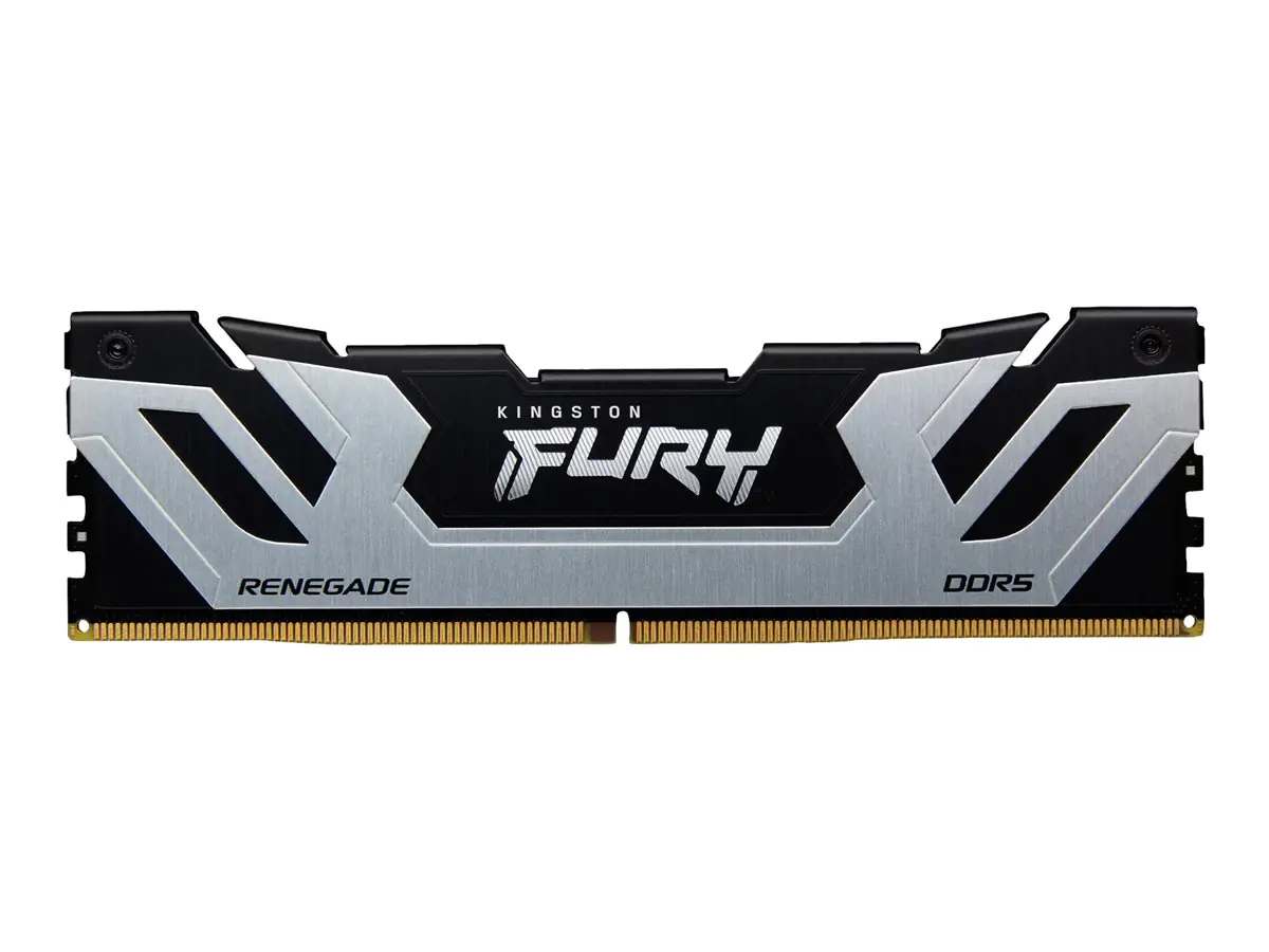 Kingston FURY Renegade - DDR5 - Modul - 24 GB - DIMM 288-PIN - 4200 MHz / PC5-67200 - CL40 - 1.45 V - ungepuffert - on-die ECC - schwarz & silber