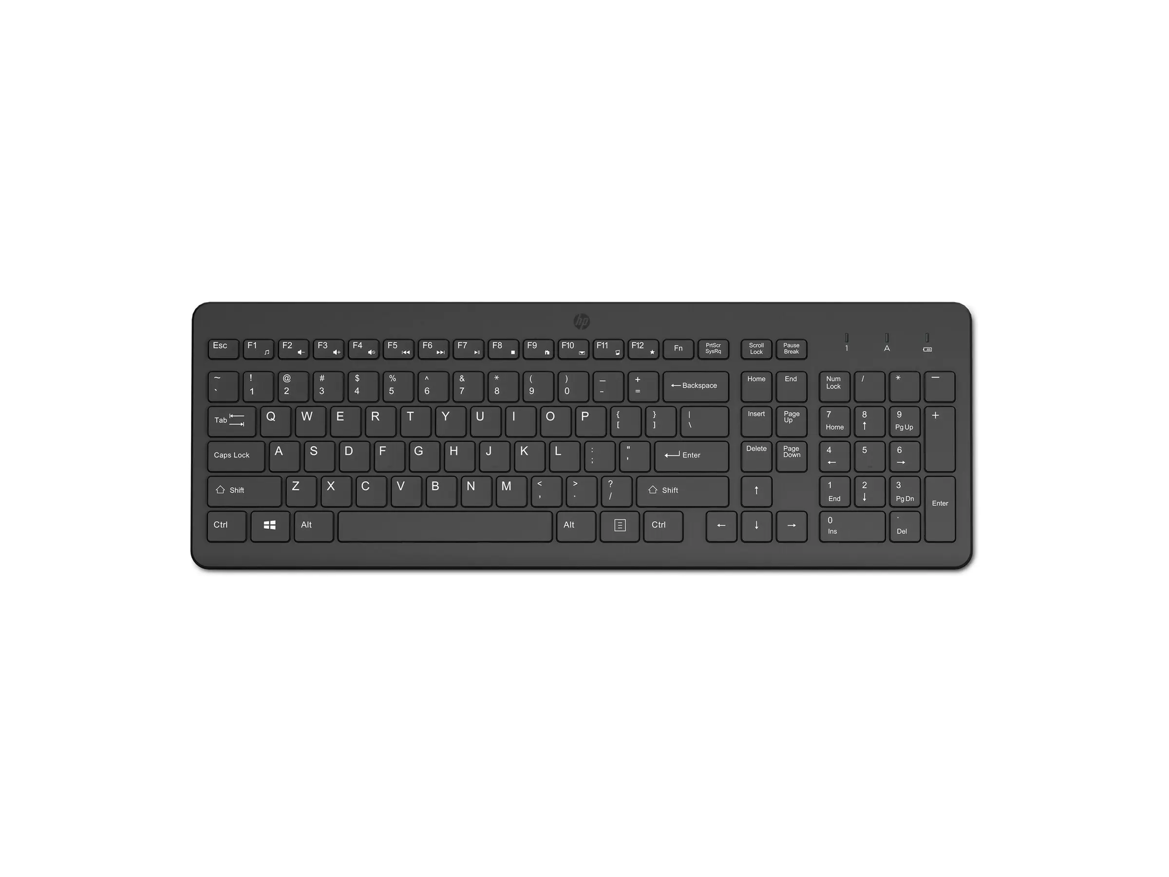 HP 225 - Tastatur - 2,5-Zonen-Layout - kabellos