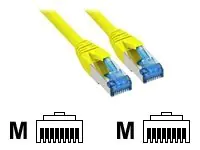 InLine - Patch-Kabel - RJ-45 (M) zu RJ-45 (M) - 1 m - SSTP-Kabel - CAT 6a - halogenfrei - Gelb