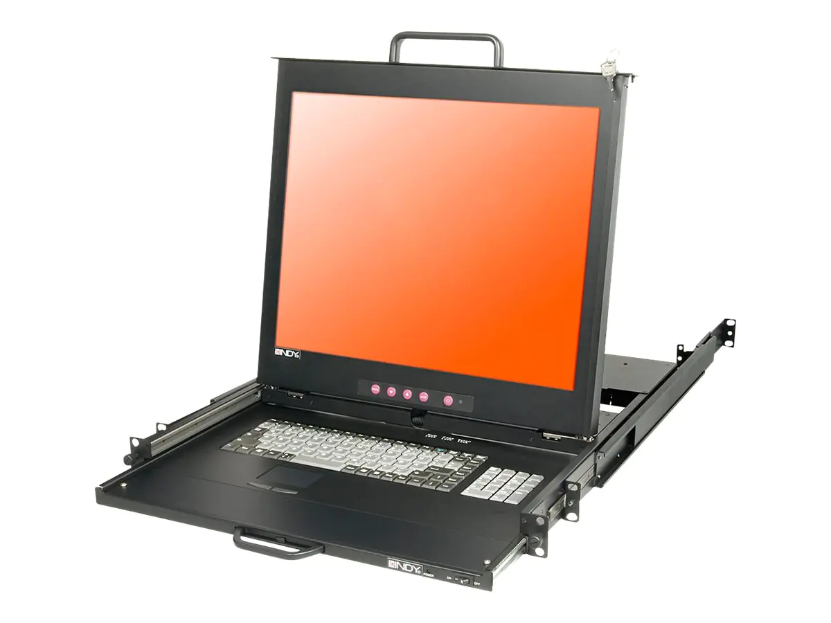 Lindy KVM Terminal - KVM-Konsole - PS/2, USB - 48.3 cm (19")