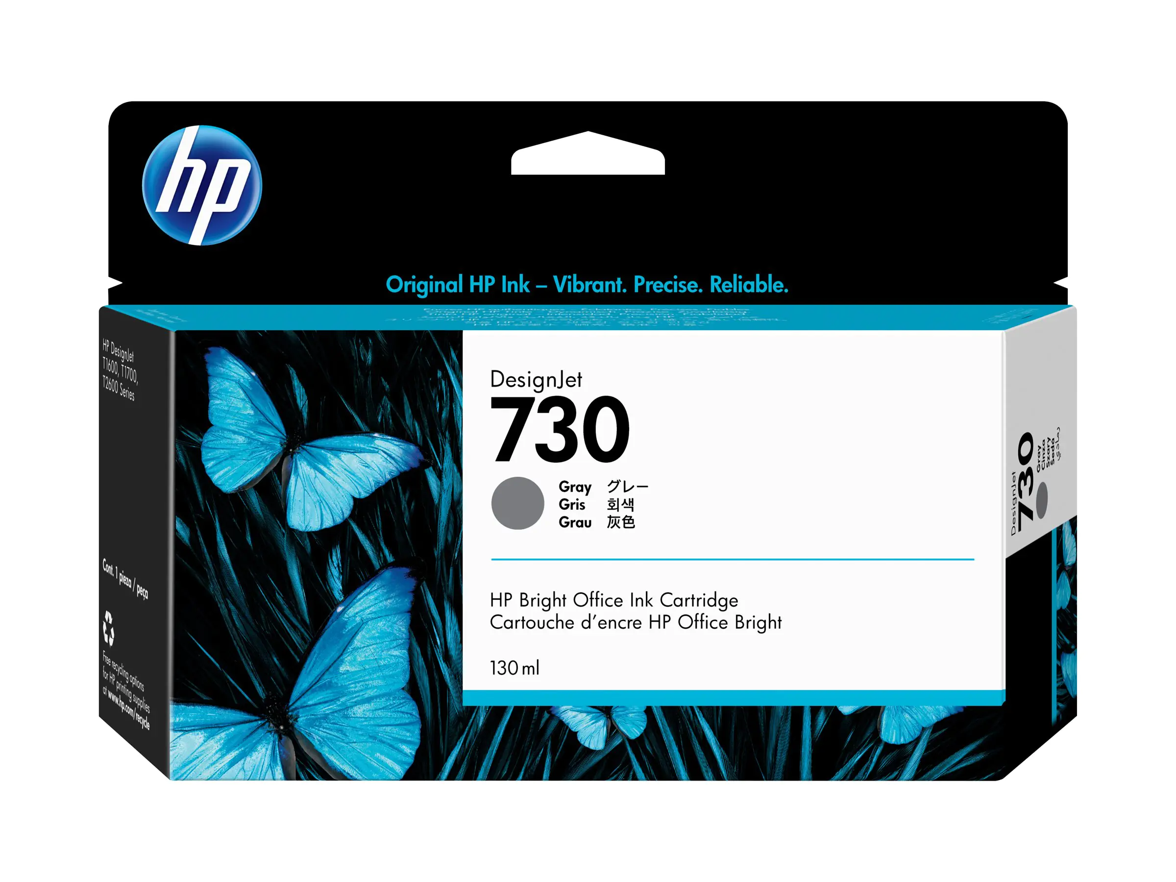 HP 730 - 130 ml - Grau - original - DesignJet P2V66A