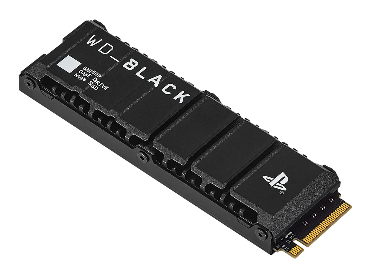 WD Black SN850P NVMe SSD WDBBYV0020BNC-WRSN - SSD - 4 TB - intern - M.2 2280 - PCIe 4.0 x4 (NVMe) - integrierter Kühlkörper - für Sony PlayStation 5
