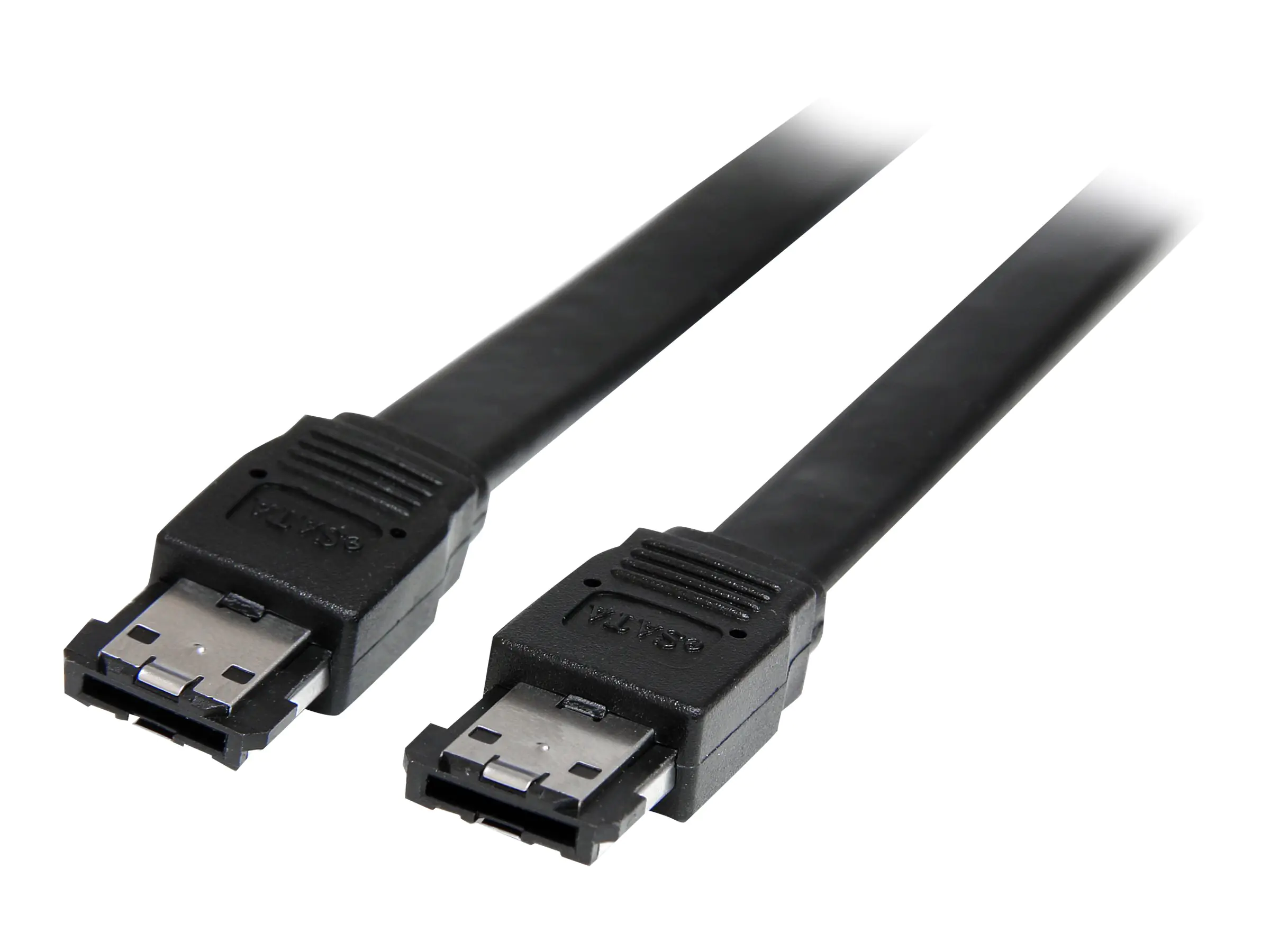 StarTech 90cm externes eSATA-Kabel geschirmt - St/St - eSATA-Kabel - Serial ATA 150 - eSATA (M) zu eSATA (M) - 91 cm - Schwarz - für P/N: PEXUSB311A1E, S351BMU33ET, S351BMU33ETG, SDOCKU313E, SDOCKU33EF, TB2DOCK4K2DP
