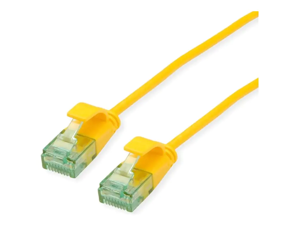 ROLINE RM UTP Patchkabel Kat6A/Kl.EA SLIM gelb 2m - UTP