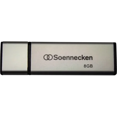Soennecken USB-Stick 71612 2.0 8GB schwarz/silber Soennecken USB-Stick 71612 2.0 8GB schwarz/silber