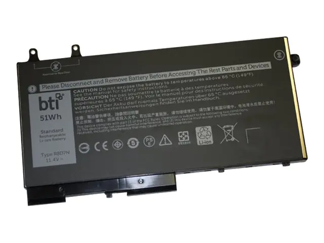 BTI Laptop-Batterie - Lithium-Polymer - 3 Zellen R8D7N-BTI