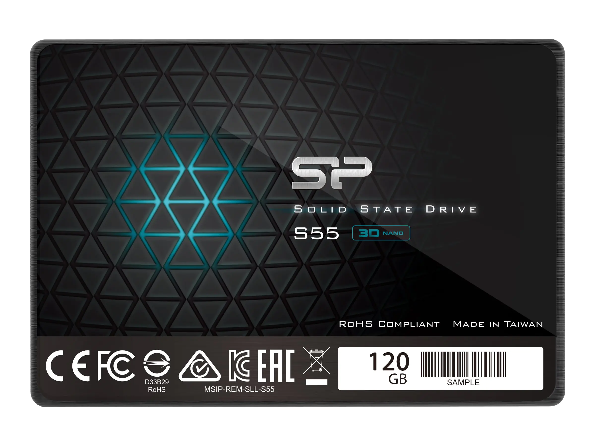 Silicon Power Slim S55 - SSD - 120 GB - intern - 2,5" (6.4 cm) - SATA 6Gb/s