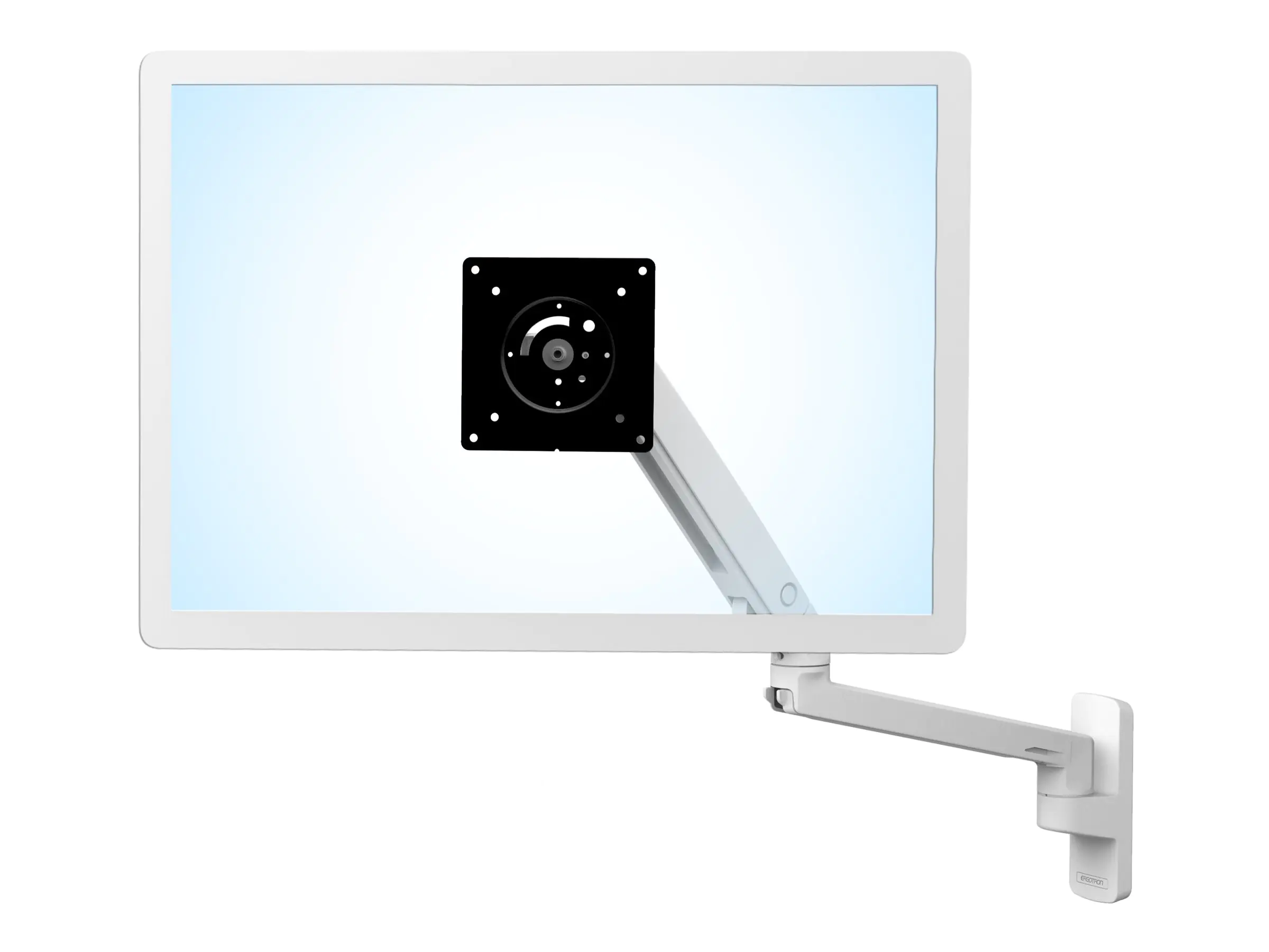 Ergotron MXV Wall Monitor Arm - Klammer für Monitor (einstellbarer Arm) - weiß - Bildschirmgröße: bis zu 86,4 cm (bis zu 34 Zoll) - Wandmontage