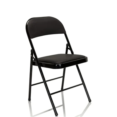 hjh OFFICE Klappstuhl TUDELA 440 x 800 x 490 mm (B x H x T) 100 % Polyurethan schwarz