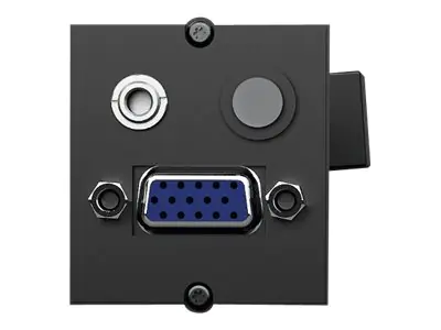 Bachmann Custom module - Modulares Faceplate-Snap-In - VGA - Anthracite Black