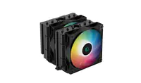 Deepcool AG620 BK ARGB - Prozessor-Luftkühler - (für: LGA1155, LGA2011, LGA1150, LGA2011-3, LGA1151, AM4, LGA2066, LGA1200, LGA1700, AM5) - 120 mm - Schwarz
