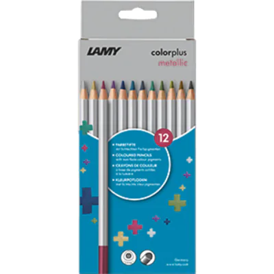 Lamy Farbstift colorplus metallic farbig sortiert 12 St./Pack. Lamy Farbstift colorplus metallic farbig sortiert 12 St./Pack.