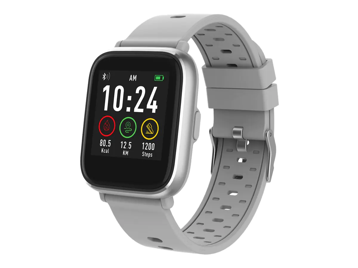 DENVER SW-161 - Grau - intelligente Uhr mit Band - Anzeige 3.3 cm (1.3") - Bluetooth - 148 g