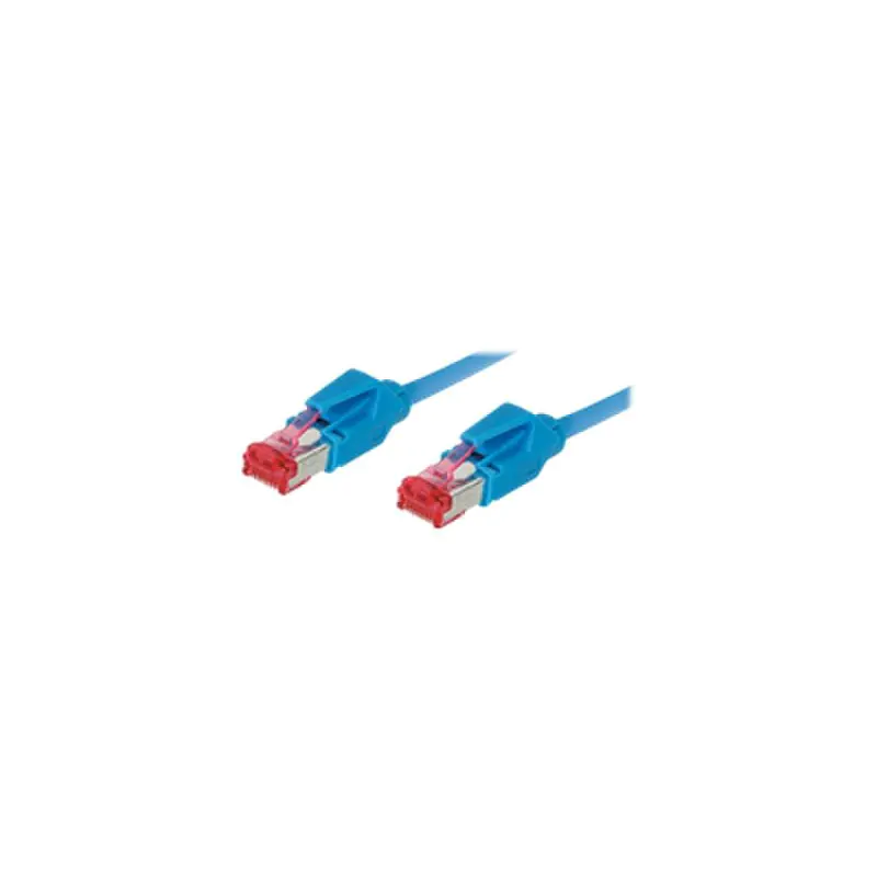 Tecline Patch-Kabel RJ-45 (M) RJ-45 (M) 73610B SFTP-Kabel CAT 6 10 m Blau