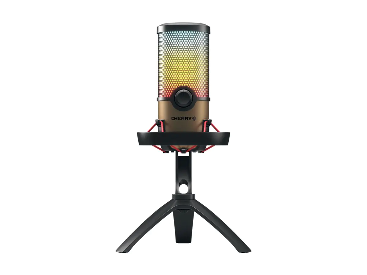 Cherry UM 9.0 PRO RGB - Mikrofon - Schwarz, Bronze JA-0720