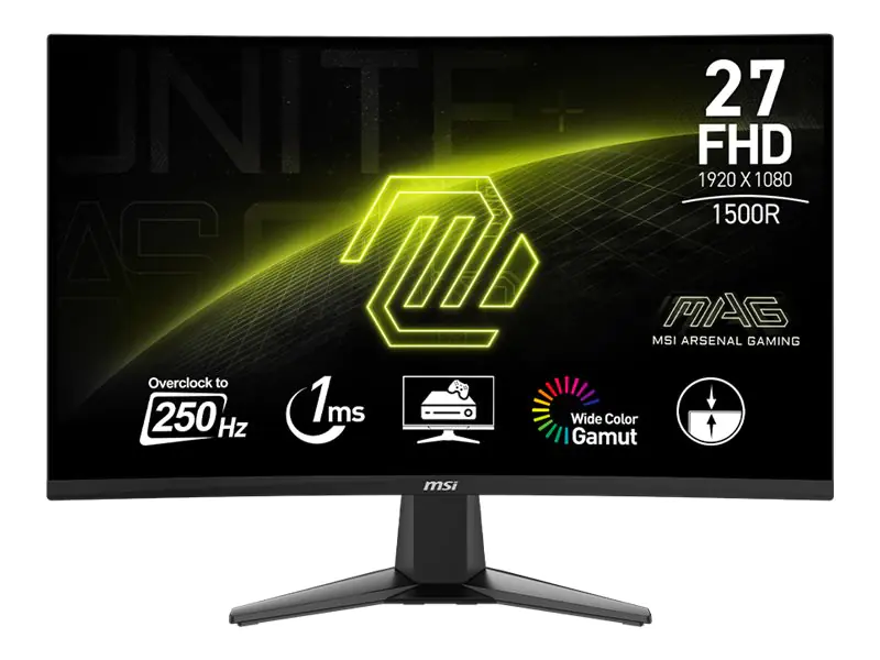 MSI MAG 27C6X - LED-Monitor - Gaming - gebogen - 68.6 cm (27")