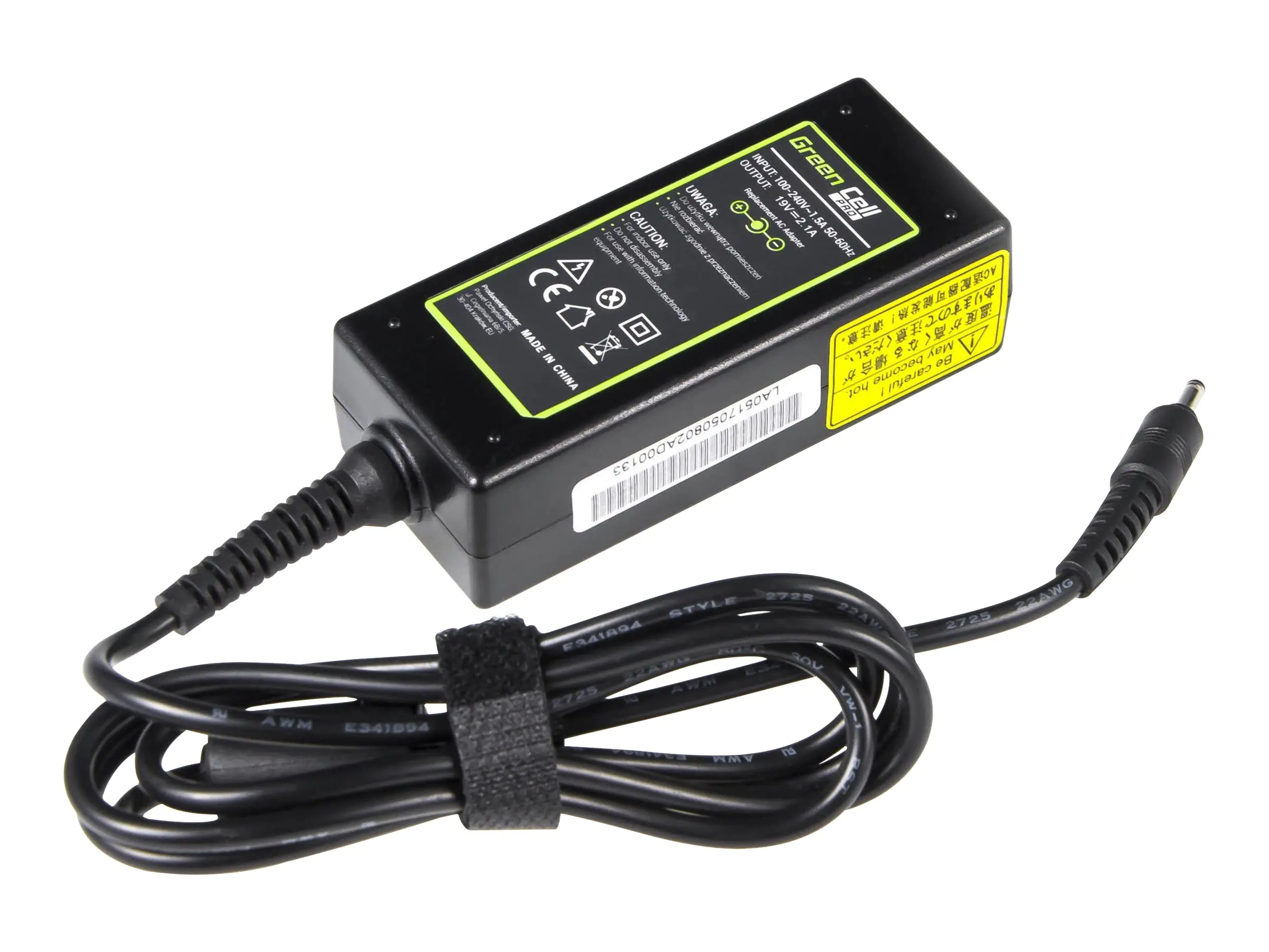 Green Cell PRO - Netzteil - AC - 40 Watt - Schwarz AD18AP