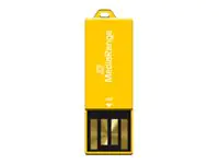 MediaRange Nano - USB-Flash-Laufwerk - 16 GB - USB 2.0 - Gelb