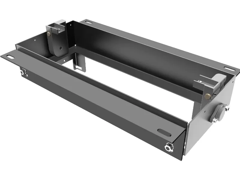 Bachmann TOP FRAME Frameless,4-way - Steckdosenleiste für bündige Montage - schwarze Pulverbeschichtung Bachmann TOP FRAME Frameless,4-way - Steckdosenleiste für bündige Montage - schwarze Pulverbeschichtung
