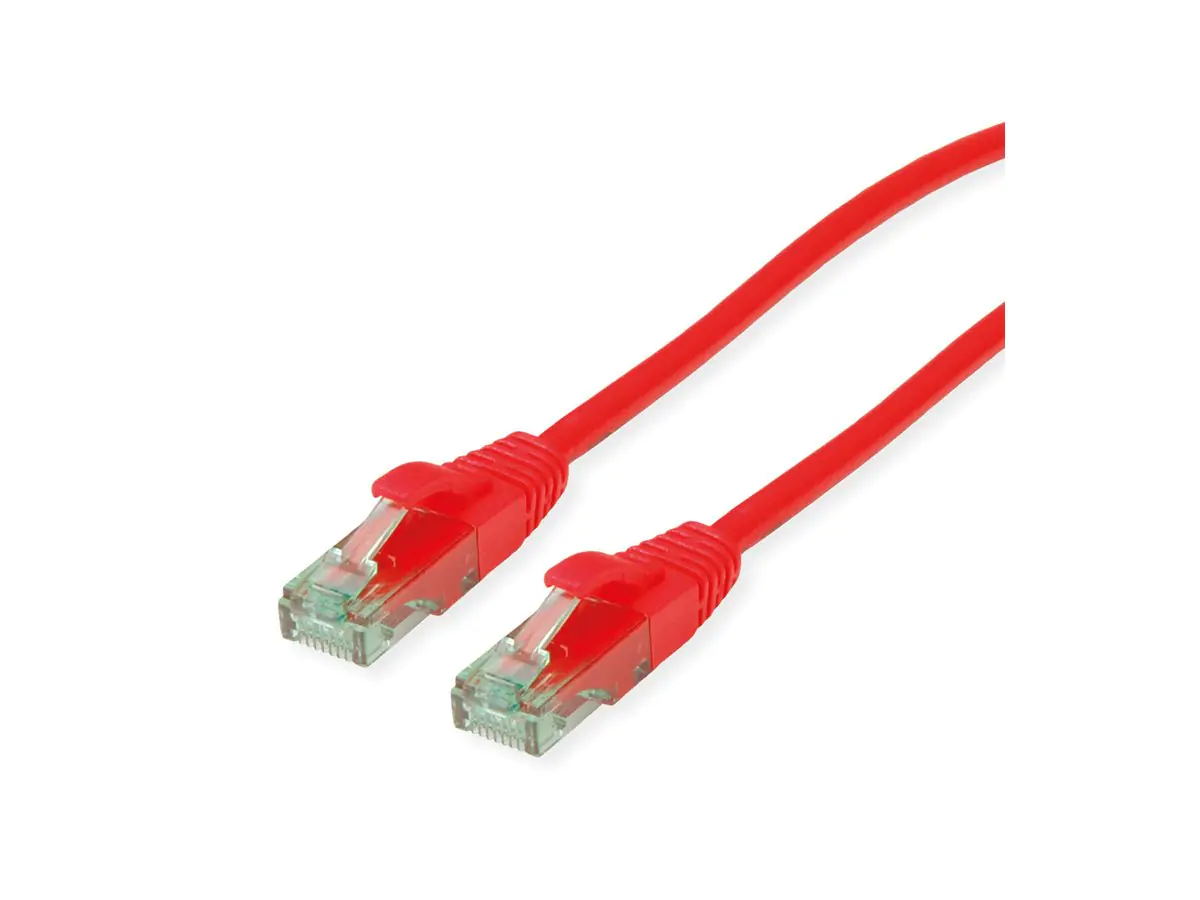 ROLINE RM UTP Patchkabel Kat6A/Kl.EA rot 10m - UTP