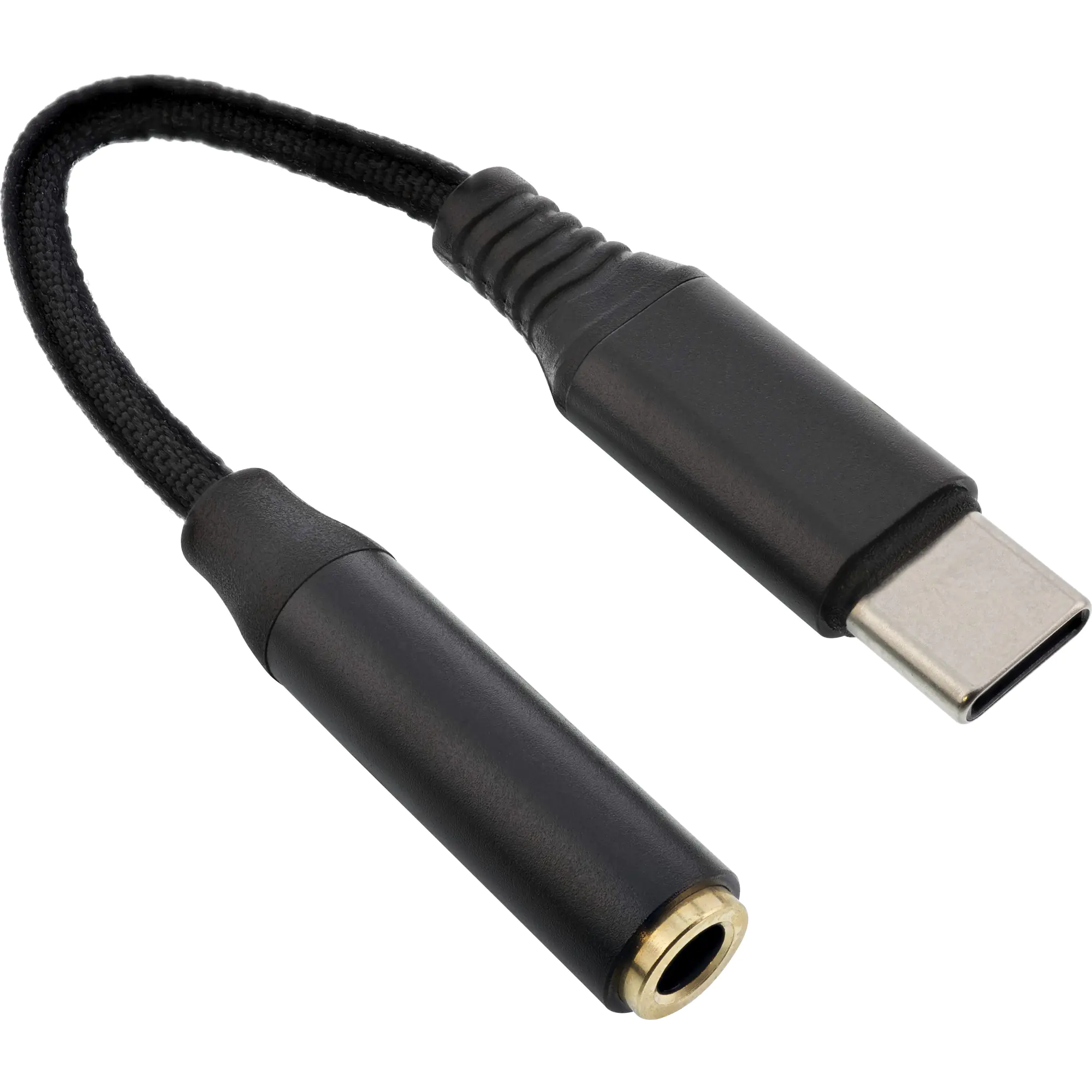 InLine - Adapter USB-C auf Klinkenstecker - 19 pin mini HDMI Type C männlich zu 3,5-mm-Klinkenstecker weiblich - Schwarz InLine - Adapter USB-C auf Klinkenstecker - 19 pin mini HDMI Type C männlich zu 3,5-mm-Klinkenstecker weiblich - Schwarz