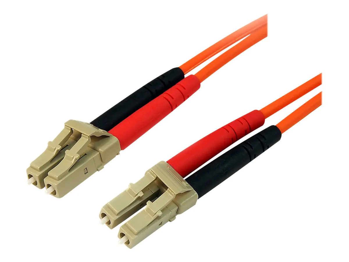 StarTech 10m Fiber Optic Cable - Multimode Duplex 50/125 - LSZH - LC/LC - OM2 - LC to LC Fiber Patch Cable - Patch-Kabel - LC Multi-Mode (M)