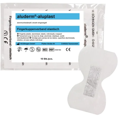 aluderm Fingerkuppenverband aluplast 1009184 el. 10 St./Pack. aluderm Fingerkuppenverband aluplast 1009184 el. 10 St./Pack.