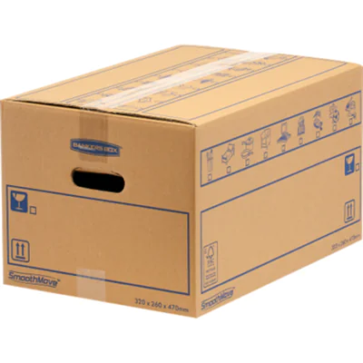 Bankers Box® Umzugskarton SmoothMoveT Standard 32 x 27 x 47 cm (B x H x T) Wellpappe braun Bankers Box® Umzugskarton SmoothMoveT Standard 32 x 27 x 47 cm (B x H x T) Wellpappe braun